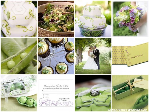 Two Peas in a Pod Wedding Theme Image credits Wedding cake 