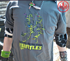 Nickelodeon TMNT Fan Preview; "FOUR BROTHERS PIZZA" // Nick TMNT Preview 'Sketch' t-shirt vii (( 2011 ))
