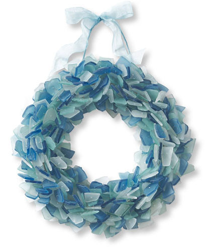 seaglass wreath
