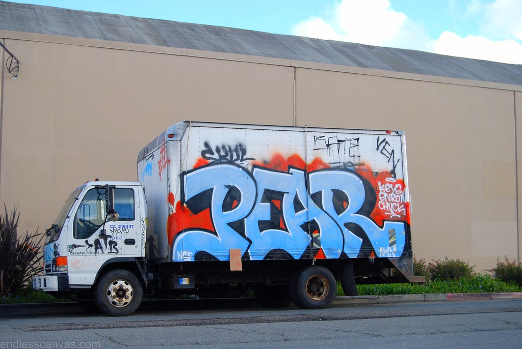Pear Graffiti Bay Area Truck. 