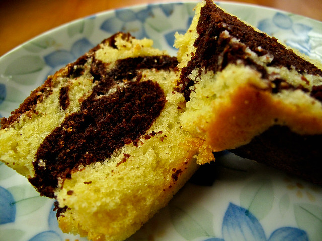 IMG_0936 Chocolate marble cake，大理石蛋糕