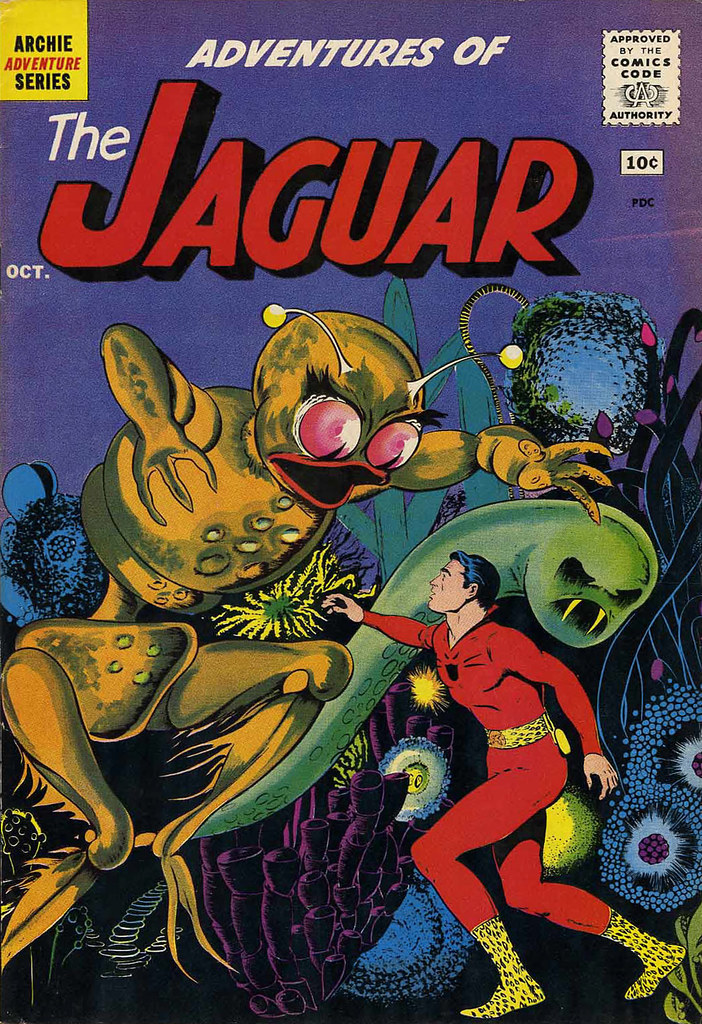 Adventures of the Jaguar #2 John Rosenberger Cover (Archie, 1961)