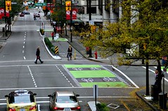 bike lane in Vancouver (by: Paul Krueger, creative commons license)