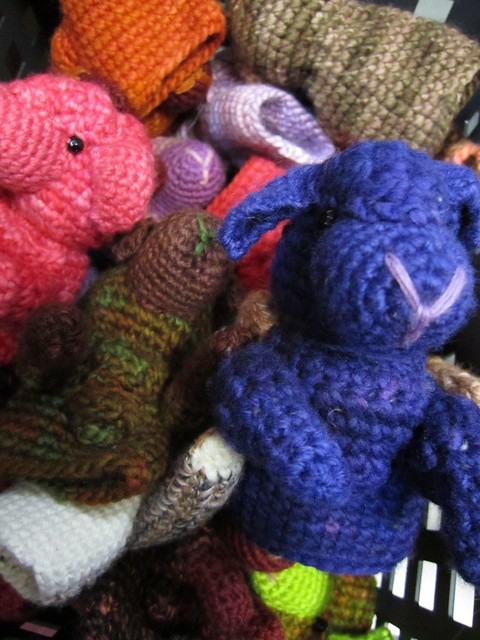 Crocheted fingerpuppets