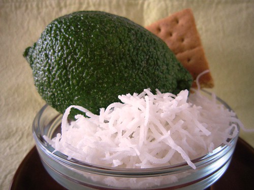 LIme, coconut and graham cracker