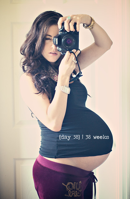 {day 58} | 38 weeks, 9 1/2 months and COUNTING the days!