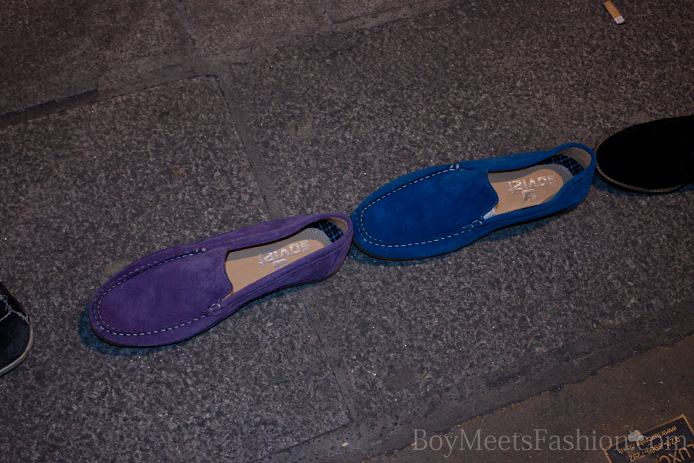 Random shoes left on the Heddon street at night!