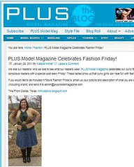 Plus Model Magazine - Friday Fashion button