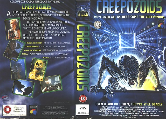 Creepozoids 1 (VHS Box Art)