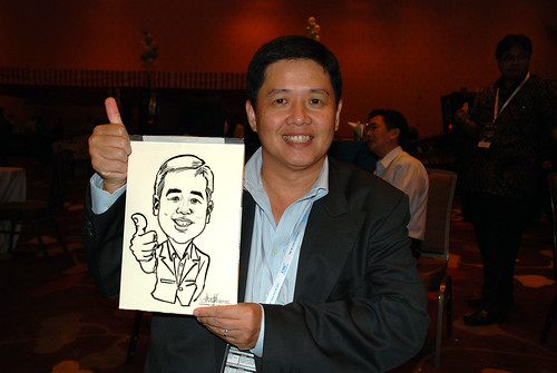 Caricature live sketching for EMC APJ Salers Kick Off 2011 - 27