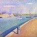 Georges Seurat - Le port de Gravelines  1890