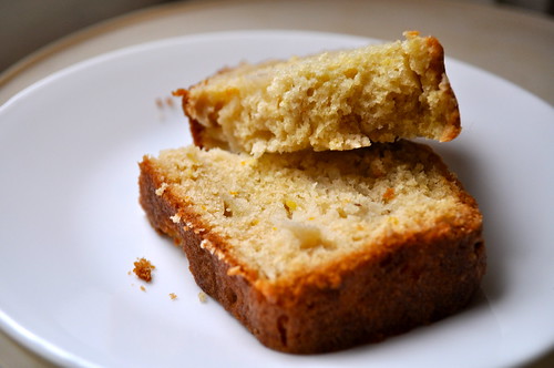 Fresh Ginger-Pear Quick Bread