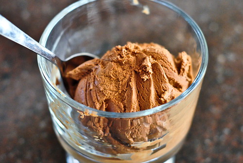 aztec hot chocolate ice cream. [More pictures continued after the recipe]