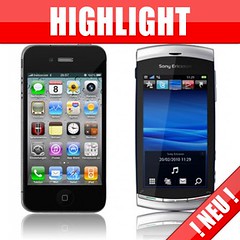 Angebot Handys Apple Iphone 4 und Sony Ericsson Vivaz inkl. günstiger Vertrag by a_und_p