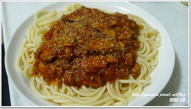 義大利肉醬＆包水餃(1)