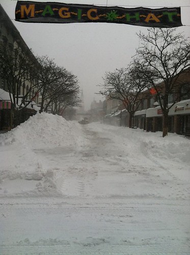 Church Street Burlington blizzard
