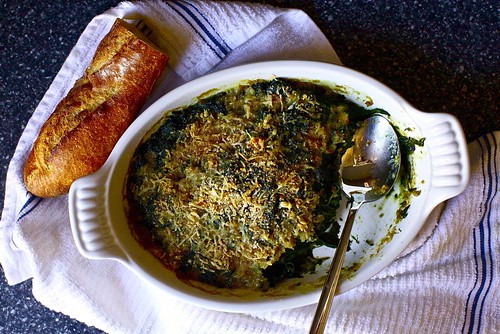 the best baked spinach
