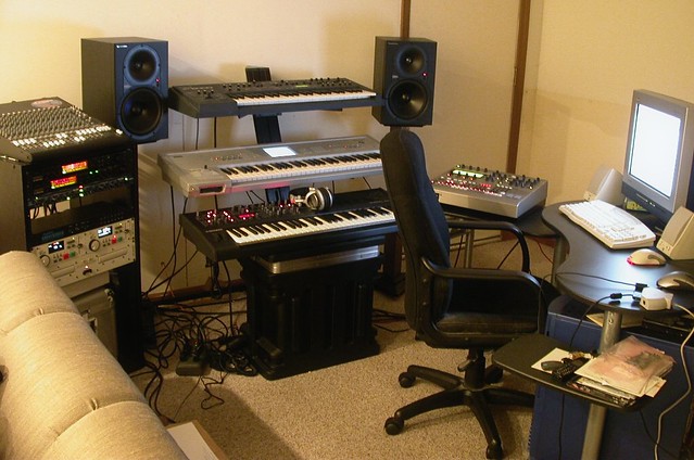 my old studio setup, circa 2002