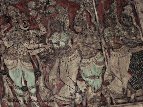 Virupaksh temple ceiling painting