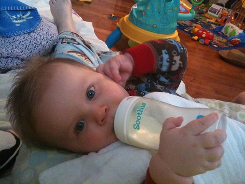 02.26.11 holding his own bottle