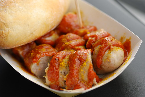 Currywurst from Eli's Serious Sausages
