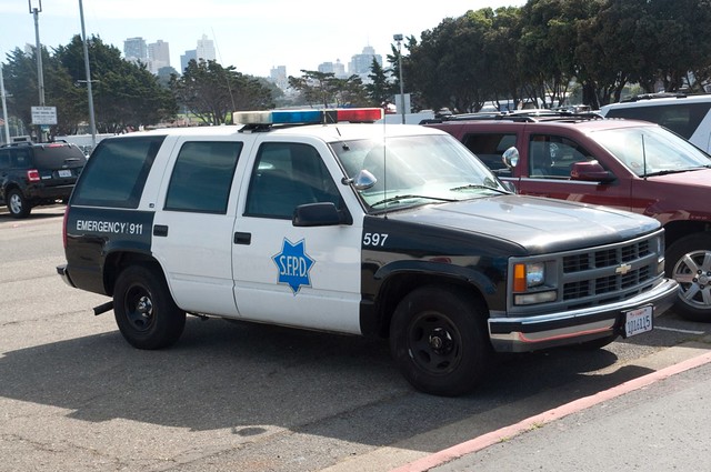 sanfrancisco california usa policecar sfpd sanfranciscopolicedepartment chevytahoe fleetweek2010