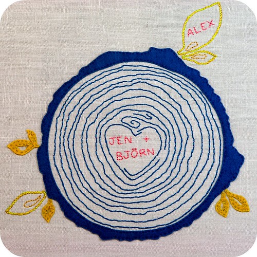 Family Tree Embroidery
