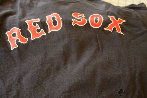 Red Sox T shirt Memory Quilt