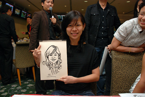caricature live sketching for Thorn Business Associates Appreciate Night 2011 - 36