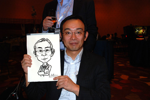 Caricature live sketching for EMC APJ Salers Kick Off 2011 - 20