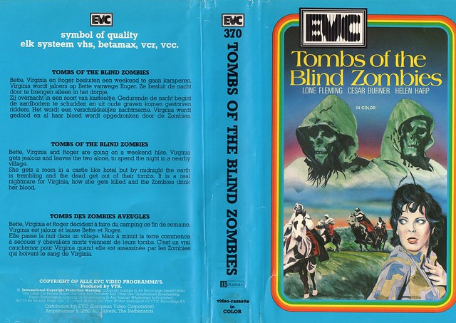 Tombs Of The Blind Dead (VHS Box Art)