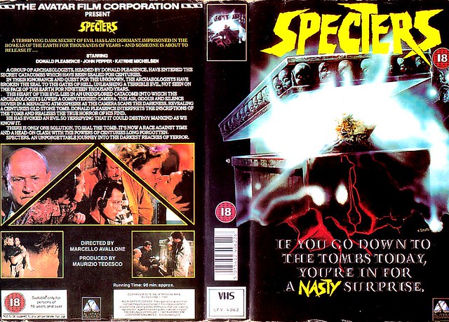 SPECTERS (VHS Box Art)