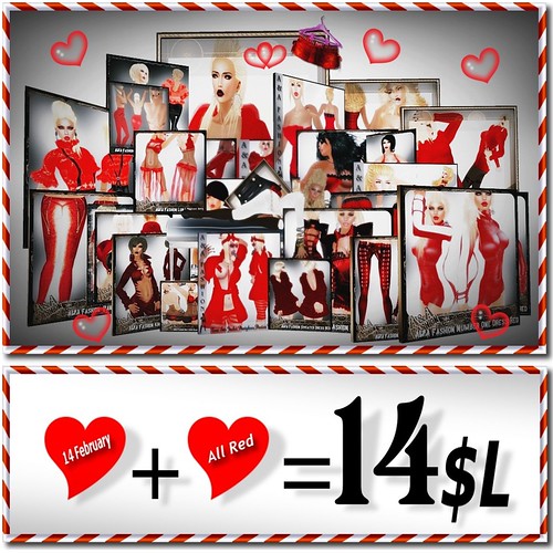 ALREADY NOW THE RED COLOR FOR 14 L$                                       in A&A Fashion Shop                                        only to end  14Feb.