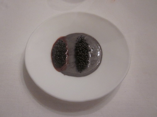 El Bulli - Roses - February 2011 - Caviar Cream with Hazelnut Caviar