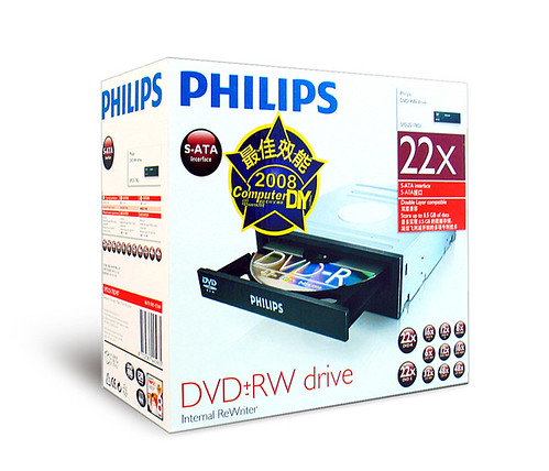 PHILIPS 22x DVD SATA燒錄機(SPD2519BD)
