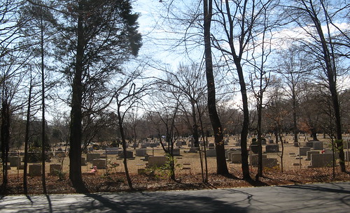 Graveyard next door