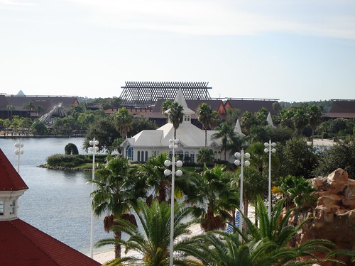 View of Wedding Pavillion over to Polynesian from the Grand Floridian