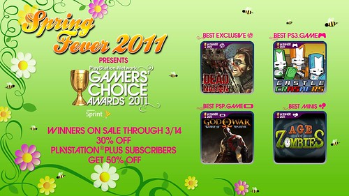 Spring Fever - Gamers' Choice Award winners