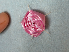 Ribbon embroidery on felt14