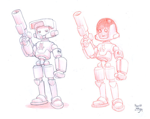 Robot 44 Concept Sketches