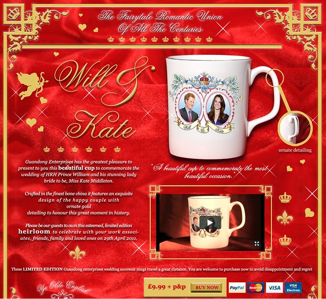 royal wedding 2011 mug. Royal Wedding Mug!! Fail!