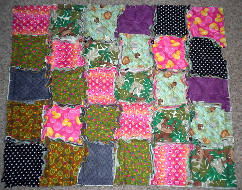 Rag Quilt for Baby #3 - pre wash
