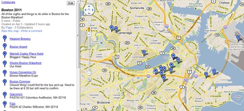 Boston 2011 - Google Maps