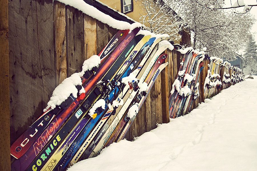 Ski Town Fence