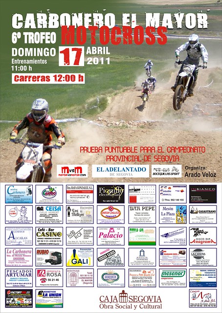 Motocross Carbonero el Mayor 2011 Trofeo Provincial Segovia 2011