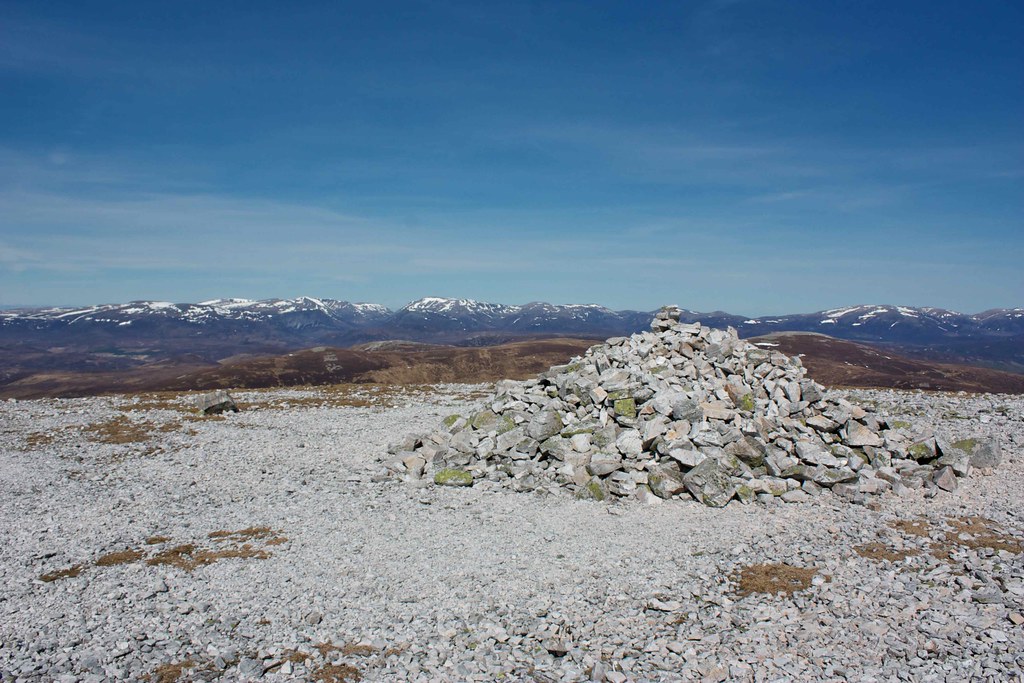Cairngorms from summit of Beinn Iutharn
Mhor
