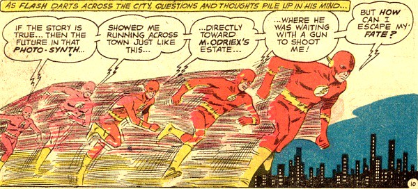 Panel of Super Speed by Carmine Infantion from Flash 116 1960