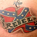 Reworked Rebel Flag Tattoo