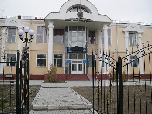 Taraz Public Library Entrance ©  upyernoz