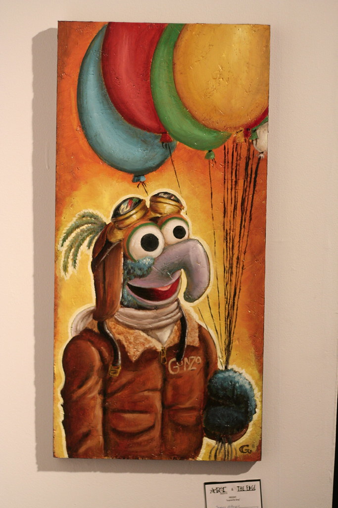 The Great Gonzo Oil Painting